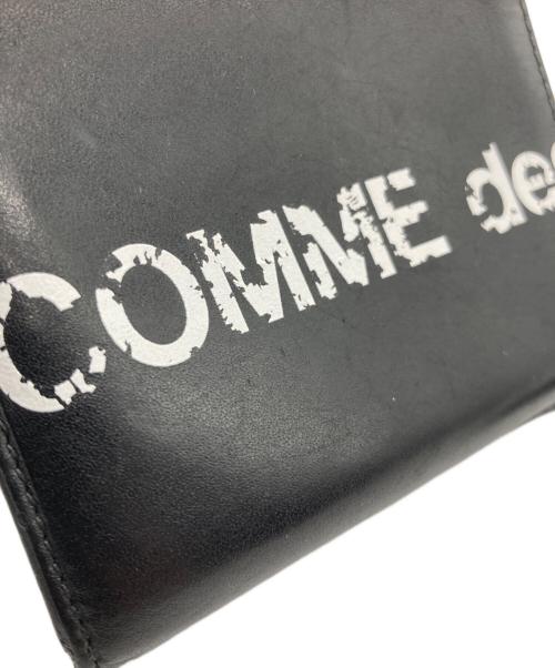 COMME des GARCONS（コムデギャルソン）COMME des GARCONS (コムデギャルソン) HUGE LOGO コンパクトウォレット ブラックの古着・服飾アイテム