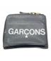 COMME des GARCONS (コムデギャルソン) HUGE LOGO コンパクトウォレット ブラック：4000円