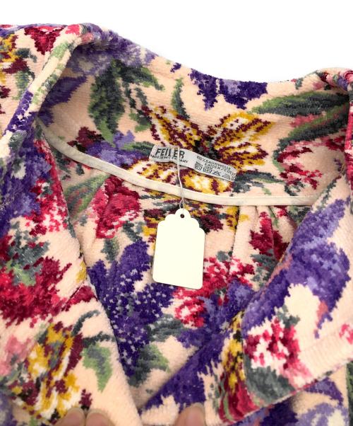 FEILER（フェイラー）FEILER (フェイラー) ノーカラーコート ピンク サイズ:下記参照の古着・服飾アイテム