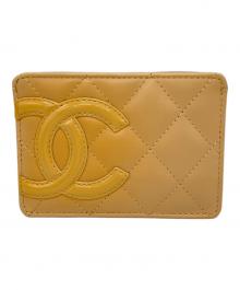 CHANEL（シャネル）の古着「カンボンラインカードケース」｜ベージュ