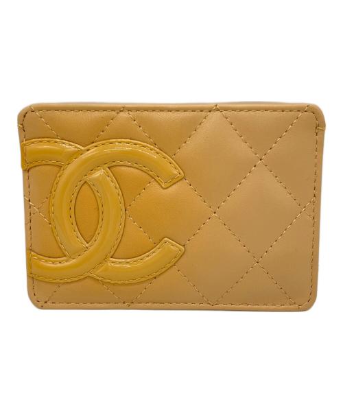 CHANEL（シャネル）CHANEL (シャネル) カンボンラインカードケース ベージュの古着・服飾アイテム