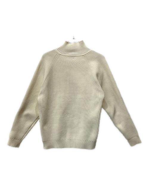 EDIFICE（エディフィス）EDIFICE (エディフィス) ライトウェイト ドライバーズニット アイボリー サイズ:Lの古着・服飾アイテム
