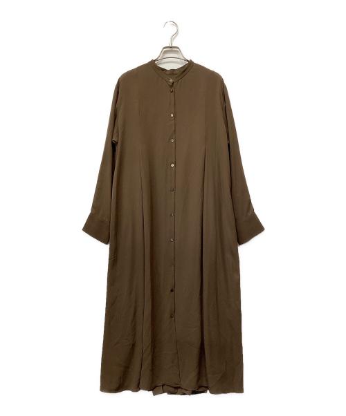 JOURNAL STANDARD（ジャーナルスタンダード）JOURNAL STANDARD (ジャーナルスタンダード) バックプリーツワンピース ブラウン サイズ:FREEの古着・服飾アイテム