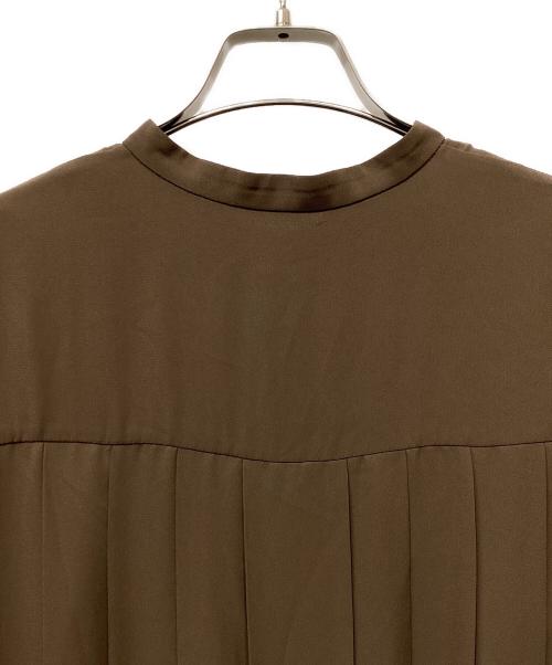 JOURNAL STANDARD（ジャーナルスタンダード）JOURNAL STANDARD (ジャーナルスタンダード) バックプリーツワンピース ブラウン サイズ:FREEの古着・服飾アイテム