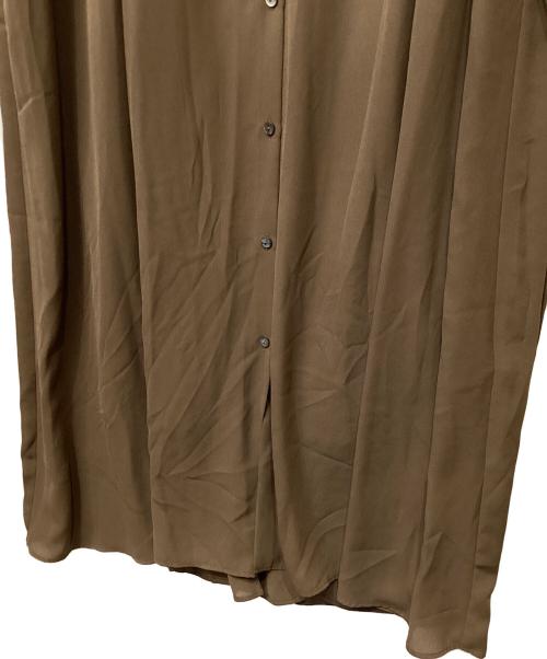 JOURNAL STANDARD（ジャーナルスタンダード）JOURNAL STANDARD (ジャーナルスタンダード) バックプリーツワンピース ブラウン サイズ:FREEの古着・服飾アイテム