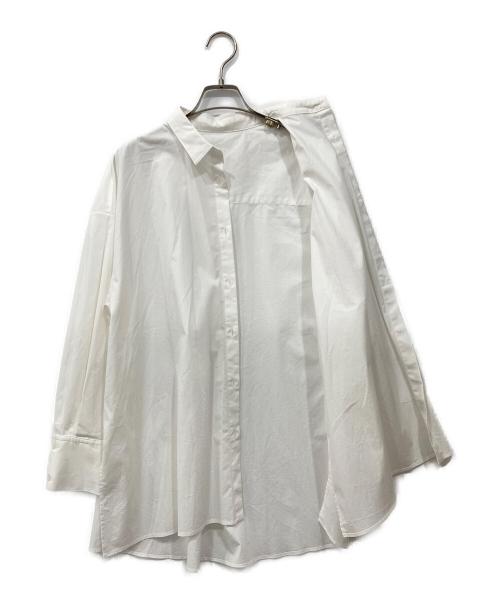 maison de dolce（メゾンドドルチェ）maison de dolce (メゾンドドルチェ) オーバーサイズシャツ ホワイト サイズ:Freeの古着・服飾アイテム