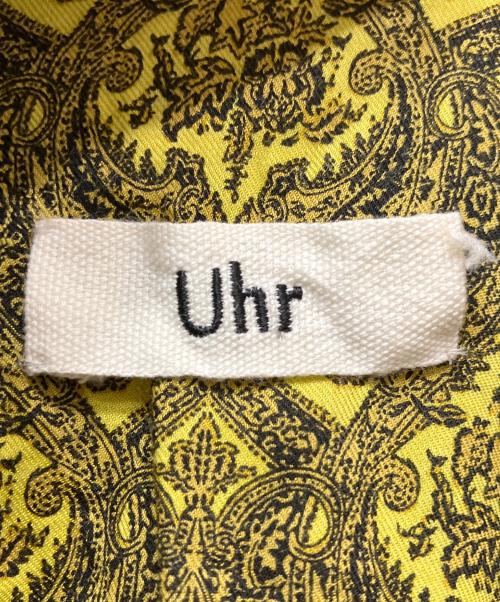 Uhr（ウーア）Uhr (ウーア) PAISLEY DRESS イエロー サイズ:36の古着・服飾アイテム