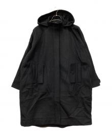 RIM.ARK（リムアーク）の古着「Wool hoodie over CT」｜ブラック