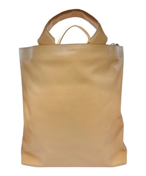 JIL SANDER（ジルサンダー）JIL SANDER (ジルサンダー) 2WAYトートバッグ ベージュの古着・服飾アイテム