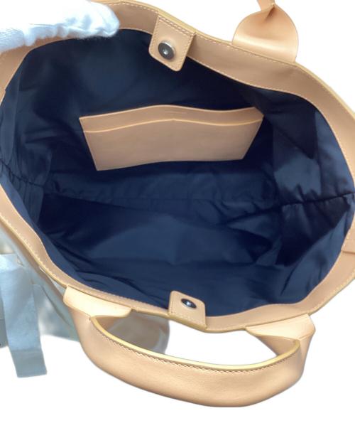 JIL SANDER（ジルサンダー）JIL SANDER (ジルサンダー) 2WAYトートバッグ ベージュの古着・服飾アイテム