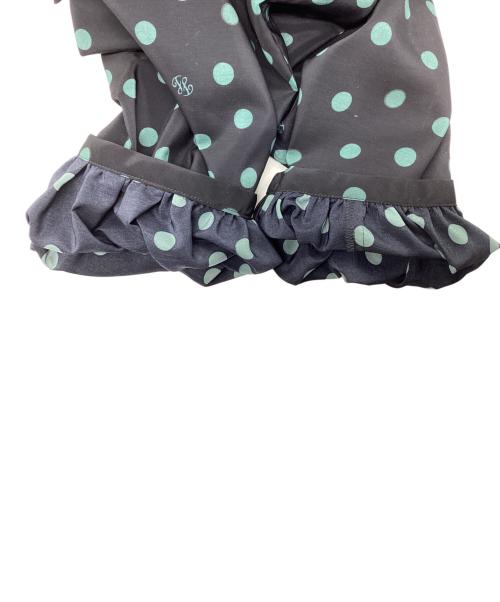 自由区（ジユウク）自由区 (ジユウク) ポルカドットプリント ワンピース ネイビー サイズ:38 未使用品の古着・服飾アイテム