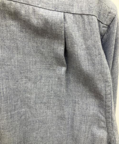COMOLI（コモリ）COMOLI (コモリ) コットンカシミヤ オープンカラーシャツ ブルー サイズ:2の古着・服飾アイテム