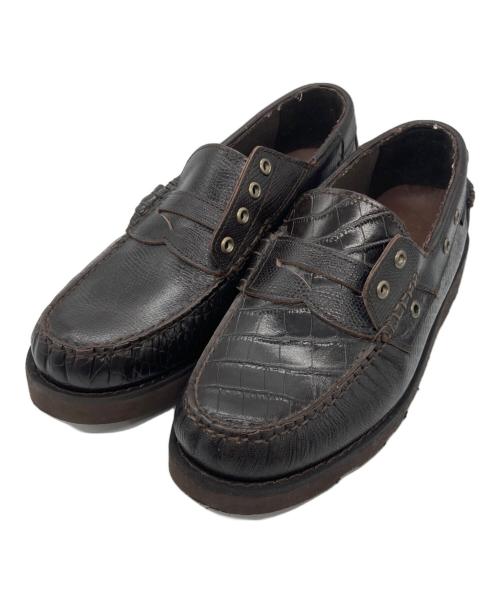 SEBAGO（セバゴ）SEBAGO (セバゴ) Engineered Garments (エンジニアドガーメンツ) Slip-on -Exotic Combo ブラウン サイズ:27.7cm/US9.5R/EUR43.5/UK9の古着・服飾アイテム