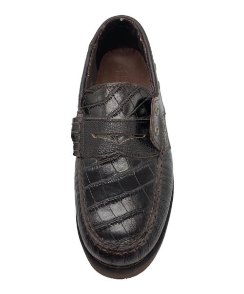 SEBAGO（セバゴ）SEBAGO (セバゴ) Engineered Garments (エンジニアドガーメンツ) Slip-on -Exotic Combo ブラウン サイズ:27.7cm/US9.5R/EUR43.5/UK9の古着・服飾アイテム