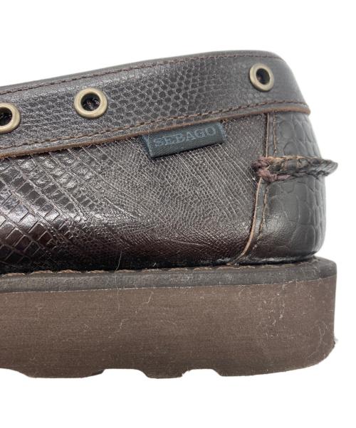 SEBAGO（セバゴ）SEBAGO (セバゴ) Engineered Garments (エンジニアドガーメンツ) Slip-on -Exotic Combo ブラウン サイズ:27.7cm/US9.5R/EUR43.5/UK9の古着・服飾アイテム