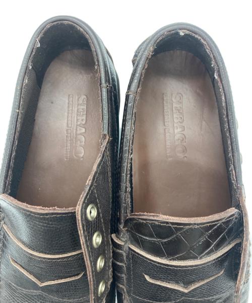 SEBAGO（セバゴ）SEBAGO (セバゴ) Engineered Garments (エンジニアドガーメンツ) Slip-on -Exotic Combo ブラウン サイズ:27.7cm/US9.5R/EUR43.5/UK9の古着・服飾アイテム