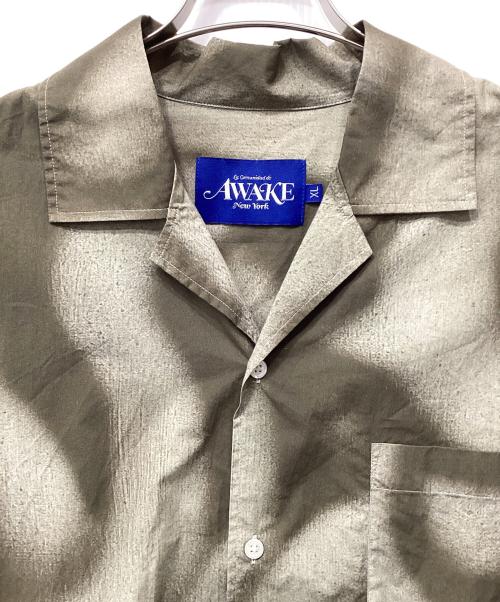 AWAKE（アウェイク）AWAKE (アウェイク) Tercer Mundo Edition Dip-Dyed Shirt カーキ サイズ:XLの古着・服飾アイテム