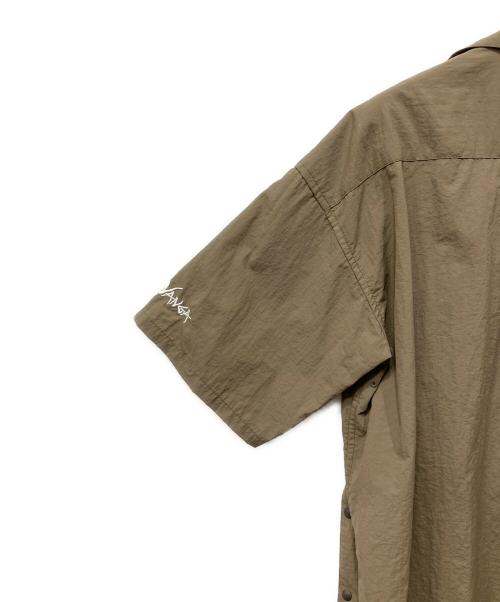 WIND AND SEA（ウィンダンシー）WIND AND SEA (ウィンダンシー) NANGA (ナンガ) NYLON TUSSER SHIRT ベージュ サイズ:XLの古着・服飾アイテム