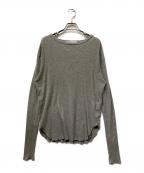 L'appartementアパルトモン）の古着「RIB LONGSLEEVE T-SHIRT」｜グレー