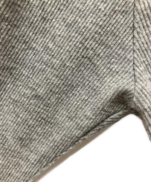 L'appartement（アパルトモン）L'Appartement (アパルトモン) RIB LONGSLEEVE T-SHIRT グレー サイズ:FREEの古着・服飾アイテム