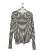 L'appartementアパルトモン）の古着「RIB LONGSLEEVE T-SHIRT」｜ホワイト×ブラック