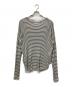 L'Appartement（アパルトモン）の古着「RIB LONGSLEEVE T-SHIRT」｜ホワイト×ブラック