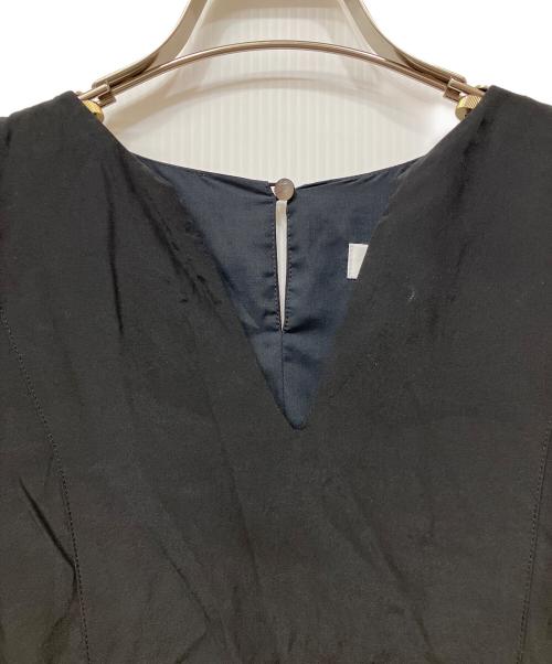ebure（エブール）EBURE (エブール) シルク混ブラウス ブラック サイズ:38の古着・服飾アイテム