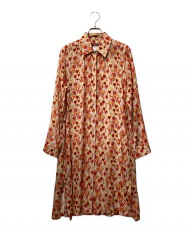 24718✨マックスマーラストゥディオ 花柄 シフォン ロングワンピース 中古・古着通販】Max Mara Studio (マックスマーラ ストゥディオ
