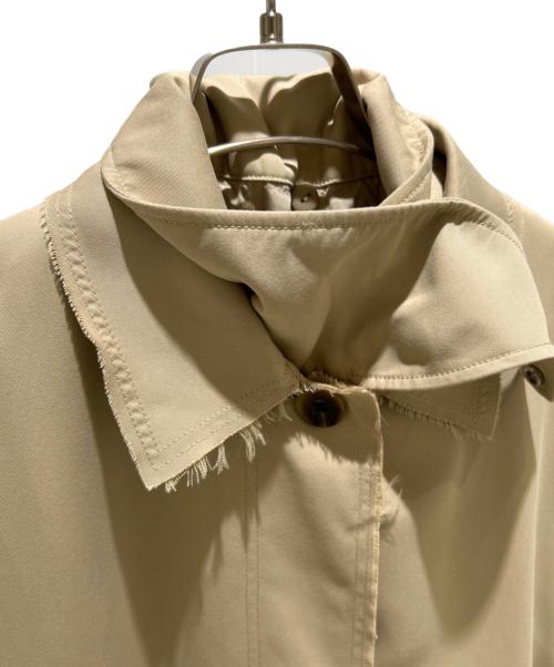 ETRE TOKYO（エトレトウキョウ）ETRE TOKYO (エトレトウキョウ) ダブルカラーカットオフステンカラーコート ベージュ サイズ:Mの古着・服飾アイテム