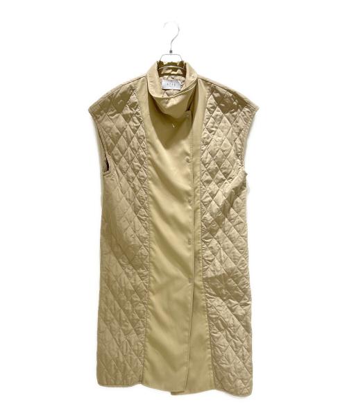 ETRE TOKYO（エトレトウキョウ）ETRE TOKYO (エトレトウキョウ) ダブルカラーカットオフステンカラーコート ベージュ サイズ:Mの古着・服飾アイテム