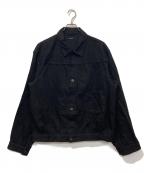 COMOLIコモリ）の古着「A03-01001 デニムジャケット」｜ブラック