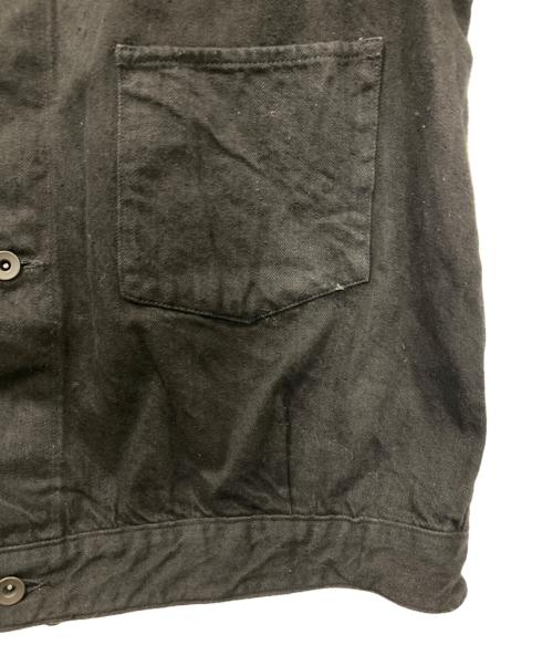 COMOLI（コモリ）COMOLI (コモリ) A03-01001 デニムジャケット ブラック サイズ:4の古着・服飾アイテム