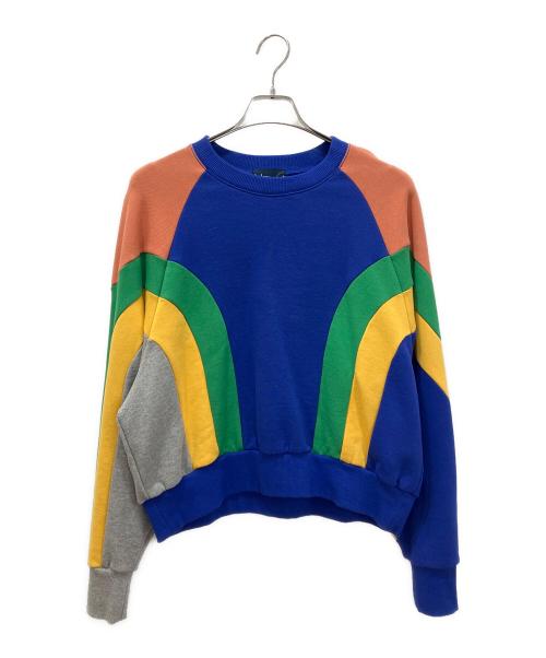 KOLOR（カラー）KOLOR (カラー) ライト裏毛 クルーネックスウェット ブルー サイズ:2の古着・服飾アイテム