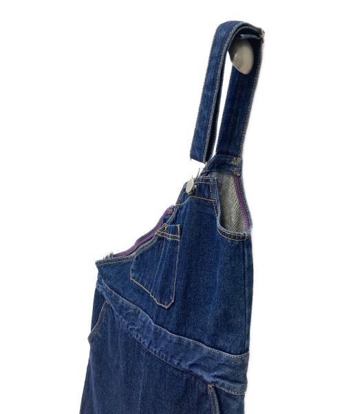 PAMEO POSE（パメオポーズ）PAMEO POSE (パメオポーズ) ワンショルダーデニムサロペットパンツ インディゴ サイズ:Freeの古着・服飾アイテム