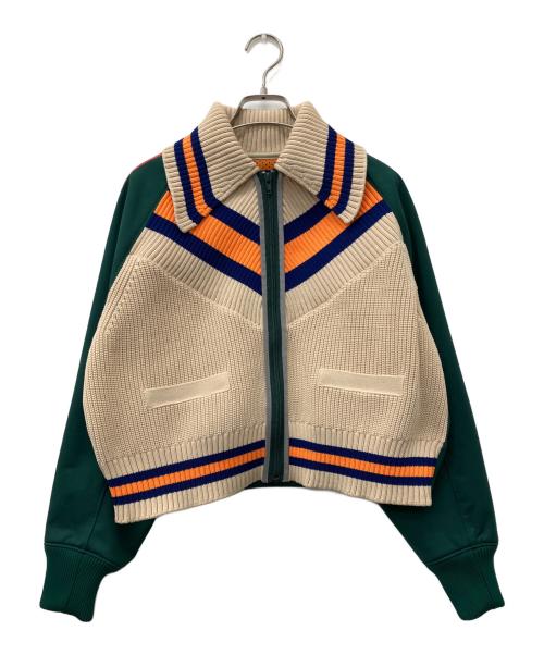 KOLOR（カラー）KOLOR (カラー) カラーブロックトラックジャケット グリーン サイズ:1の古着・服飾アイテム