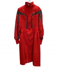 neith.（ネイス）の古着「Jacquard Track Dress　neith.（ネイス）」｜レッド