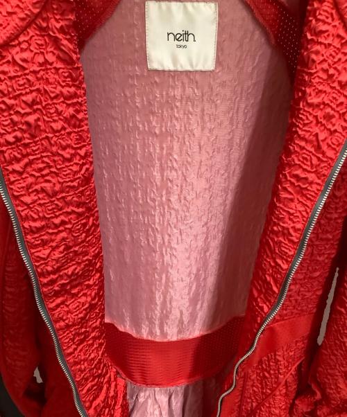 neith.（ネイス）neith. (ネイス) Jacquard Track Dress　neith.（ネイス） レッド サイズ:Freeの古着・服飾アイテム