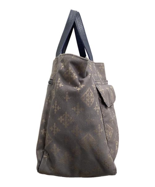 russet（ラシット）russet (ラシット) ポケットエブリデイトートバッグ ブルーの古着・服飾アイテム