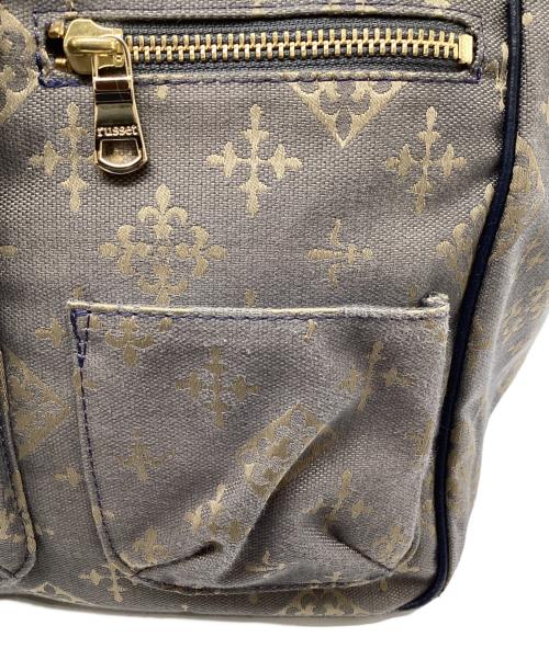 russet（ラシット）russet (ラシット) ポケットエブリデイトートバッグ ブルーの古着・服飾アイテム