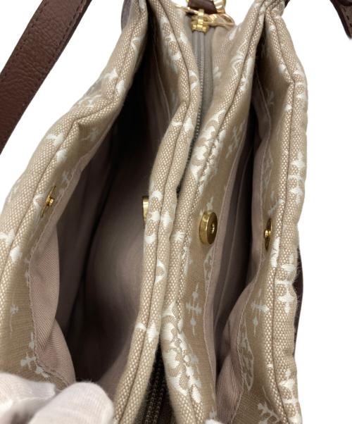 russet（ラシット）russet (ラシット) キルティングカラーハンドルミニトートバッグ ベージュの古着・服飾アイテム