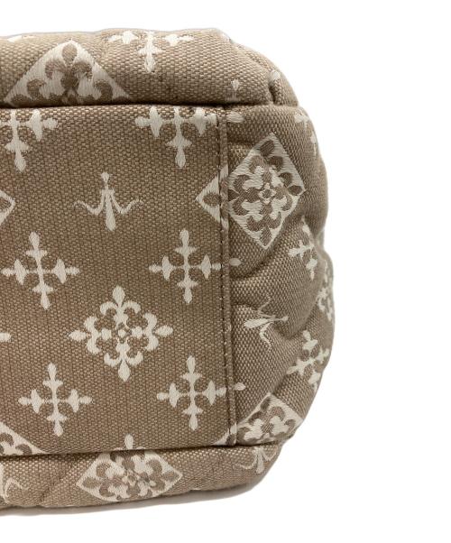 russet（ラシット）russet (ラシット) キルティングカラーハンドルミニトートバッグ ベージュの古着・服飾アイテム