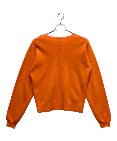6(ROKU) BEAUTY&YOUTH（ロク ビューティーアンドユース）6(ROKU) BEAUTY&YOUTH (ロク ビューティーアンドユース) COTTON WOOL CREW NECK KNIT オレンジ サイズ:FREEの古着・服飾アイテム