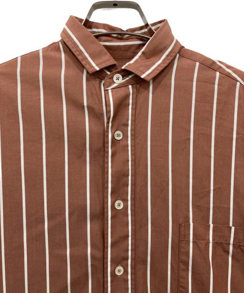 ticca（ティッカ）TICCA (ティッカ) スクエアビッグシャツワンピース ブラウン サイズ:Freeの古着・服飾アイテム