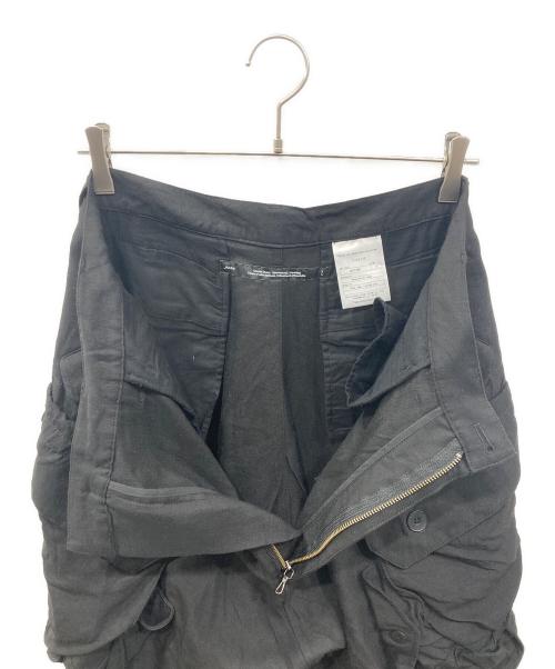 JULIUS（ユリウス）JULIUS (ユリウス) ガスマスクカーゴパンツ ブラック サイズ:3の古着・服飾アイテム