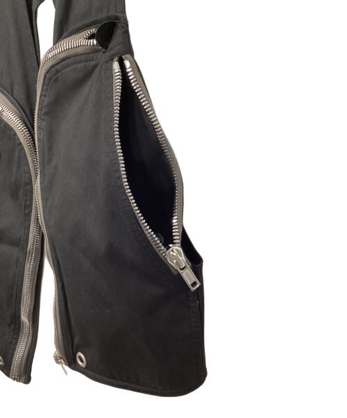 RICK OWENS（リックオウエンス）RICK OWENS (リックオウエンス) Bauhus Vest ブラック サイズ:48の古着・服飾アイテム