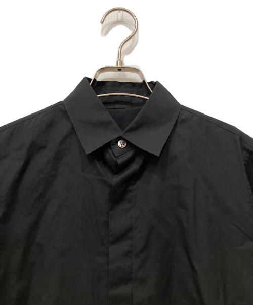 GROUND Y（グラウンドワイ）GROUND Y (グラウンドワイ) Layered Long Shirt One-piece ブラック サイズ:1の古着・服飾アイテム