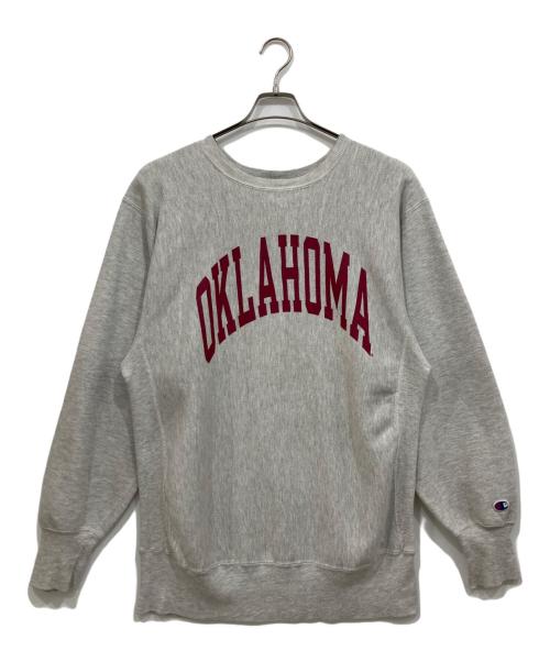 Champion REVERSE WEAVE（チャンピオン リバース ウィーブ）Champion REVERSE WEAVE (チャンピオン リバース ウィーブ) クルーネックスウェット グレー サイズ:XLの古着・服飾アイテム