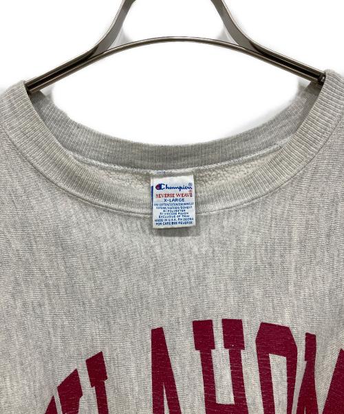 Champion REVERSE WEAVE（チャンピオン リバース ウィーブ）Champion REVERSE WEAVE (チャンピオン リバース ウィーブ) クルーネックスウェット グレー サイズ:XLの古着・服飾アイテム