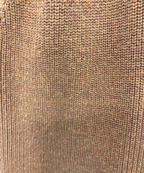 MARNI（マルニ）MARNI (マルニ) Vネックカーディガン ブラウン×グリーン サイズ:38の古着・服飾アイテム