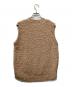 machatt (マチャット) チュールヤーンニットベスト ベージュ サイズ:Ｆ：8000円
